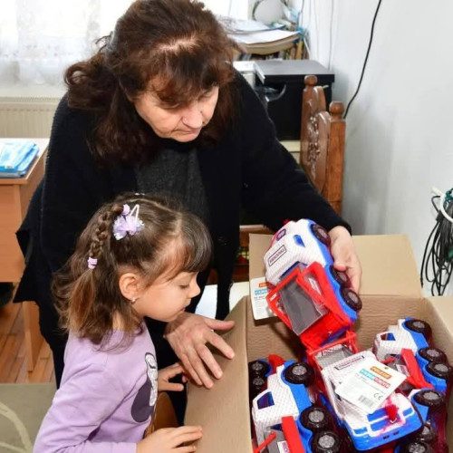 Zâmbete și bucurie la Grădinița din Răcari