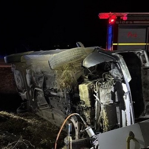 Accident rutier în Caraseu: pompierii au intervenit