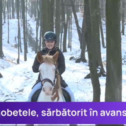 Cadouri originale de Dragobete la un centru de echitație din Gorj