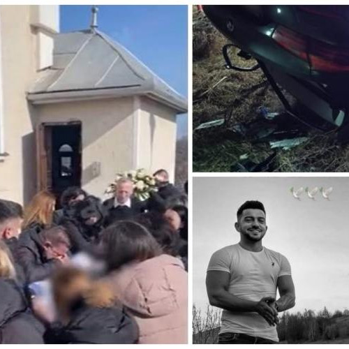 Tragedie în Cluj: Andrei Pernes a fost condus pe ultimul drum