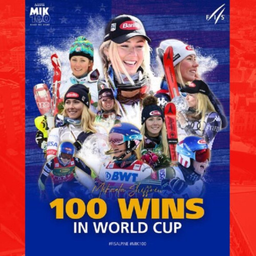 Mikaela Shiffrin a obținut a 100-a victorie în Cupa Mondială