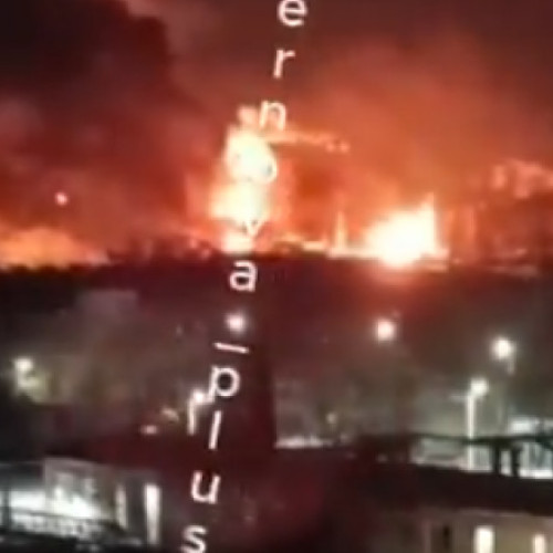 Incendiu la o rafinarie din Riazan după un atac cu drone
