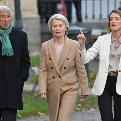 Ursula von der Leyen și liderii europeni aduc omagiu Ucrainei