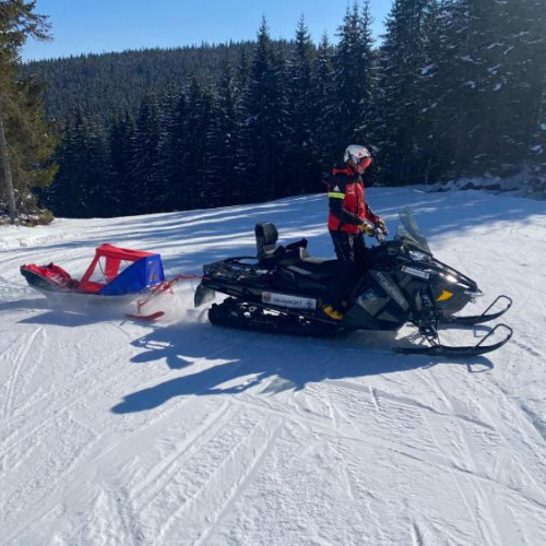 Activitate intensă pentru salvamontiști în săptămâna vacanței de schi din Cluj