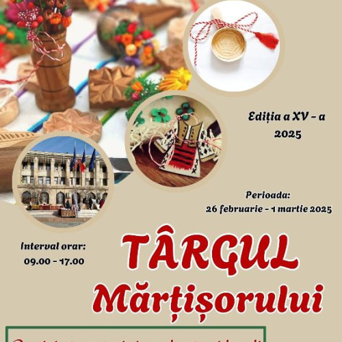 Târgul Mărțișorului, organizat de Consiliul Județean Vrancea
