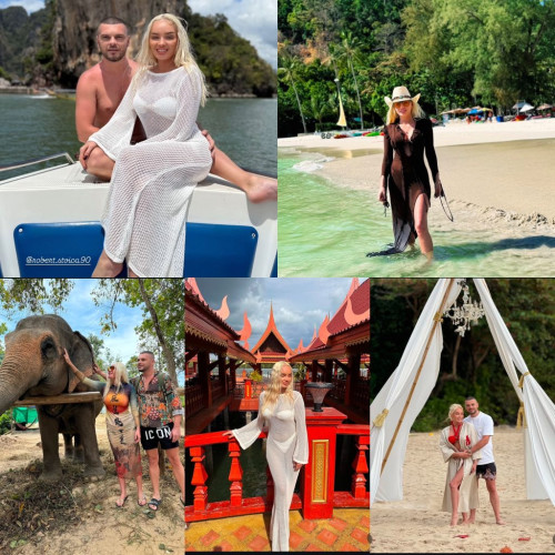 Maria Constantin și Robert Stoica, vacanță de vis în Thailanda