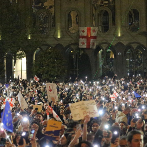 Parlamentul georgian discută un proiect de lege controversat