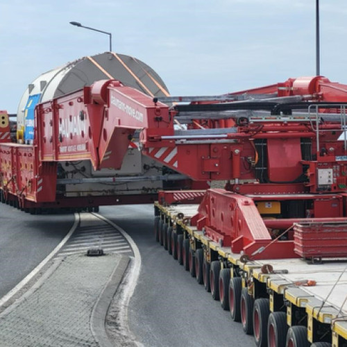 Transportul primului generator pentru centrala electrica de la Mintia a inceput