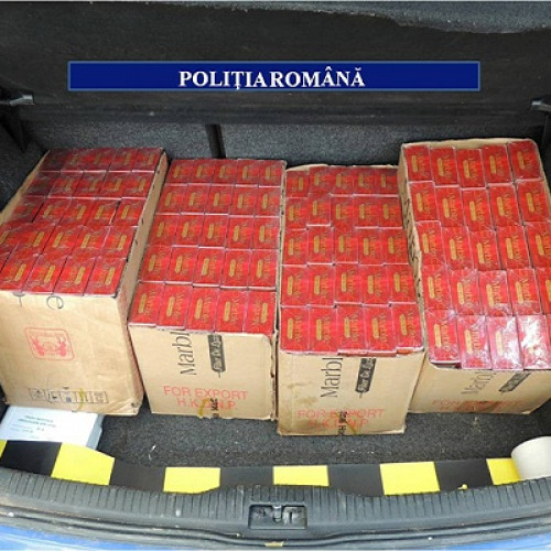 Captură de țigări ilegale în Gelu