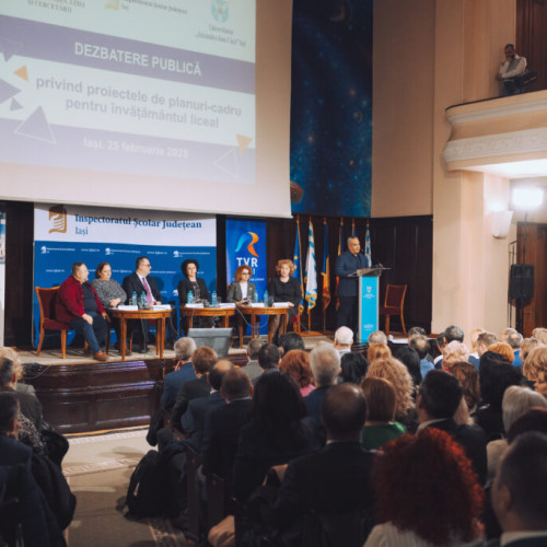 Dezbatere regională la Iași despre planurile-cadru pentru învățământul liceal