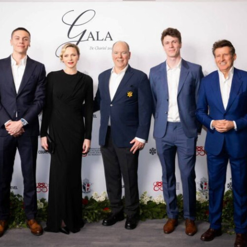 David Popovici participă la un eveniment caritabil pentru fundația Prințesei Charlene de Monaco