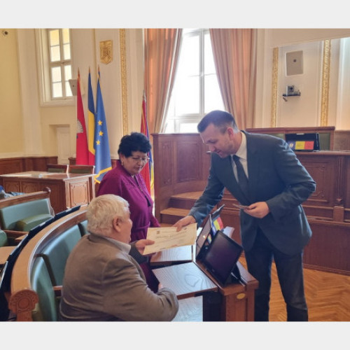 Primarul Florin Birta a sărbătorit cuplurile de aur din Oradea