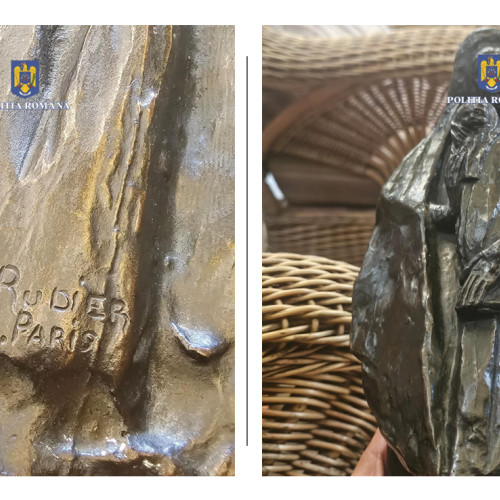 Capturarea unei statuete furate din Franța în Constanța