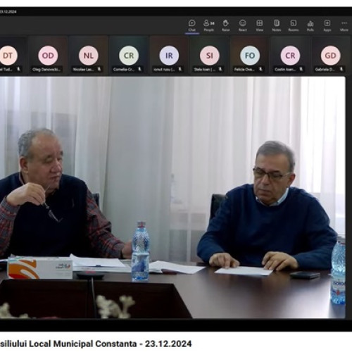 Consiliul Local Constanța discută proiecte importante în cadrul unei ședințe online