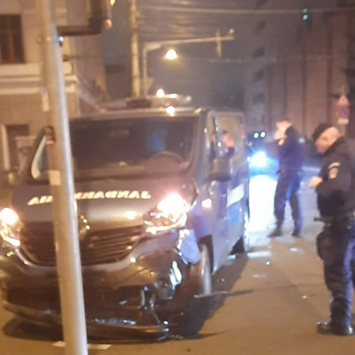 Accident în Cluj-Napoca soldat cu pagube materiale