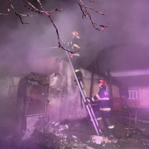 Incendiu devastator în Vorniceni: o locuință distrusă complet