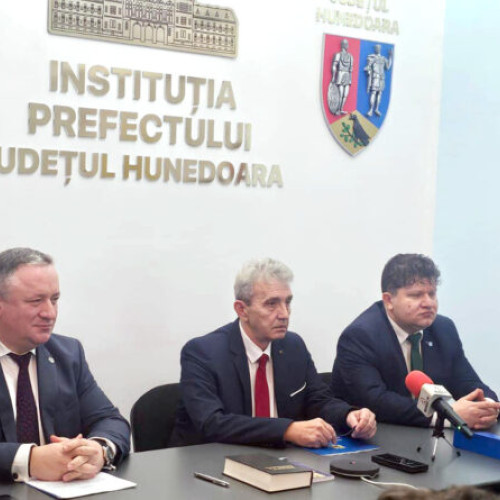 Noul prefect al județului Hunedoara își asumă responsabilitățile