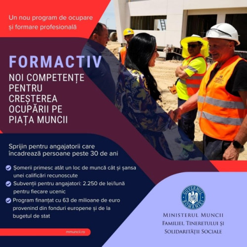 Proiectul FORMACTIV sprijină ucenici și angajatori în Brașov
