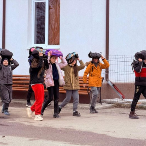 Exercitiu de evacuare la Şcoala Gimnazială "Academician Alexandru Zub" din Maghera