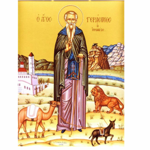 Sfantul Gherasim de la Iordan și povestea leului