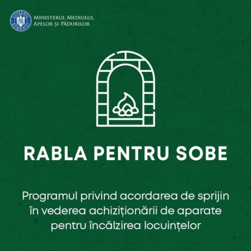 Ministrul Mediului anunță lansarea programului "Rabla pentru sobe"