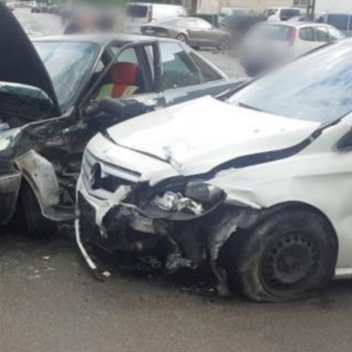 Accident rutier pe strada Republicii din Cluj-Napoca