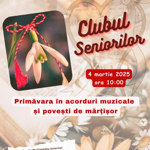 Eveniment de primăvară la Clubul Seniorilor din Dâmbovița