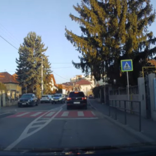 Incident de trafic amuzant în Cluj-Napoca