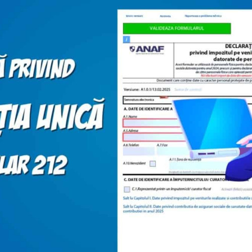 ANAF lansează ghidul pentru declararea veniturilor în 2025