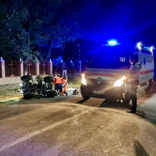Accident cu ATV răsturnat în Pitești