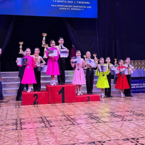 Rezultate remarcabile pentru dansatorii Clubului de Dans Exclusive la Campionatul Național