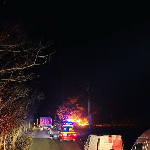 Incendiu la o vulcanizare din Lutca, un tânăr suspectat de provocare