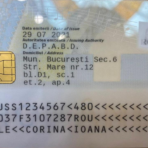 Distribuirea noilor cărți de identitate electronice începe pe 20 martie