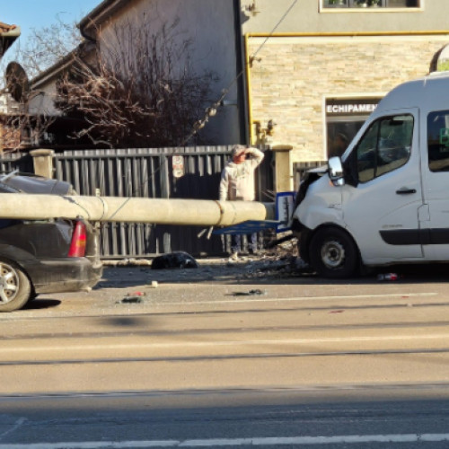 Accident rutier pe strada Oasului din Cluj-Napoca