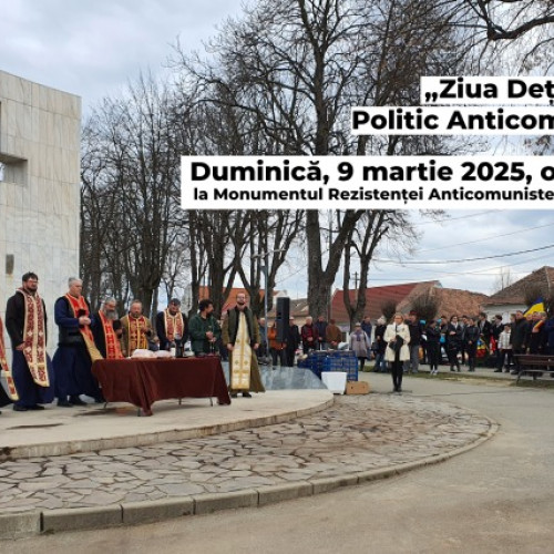 Ceremonie la Monumentul Rezistenței Anticomuniste din Făgăraș