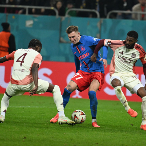 FCSB pierde în fața lui Lyon în meciul din Europa