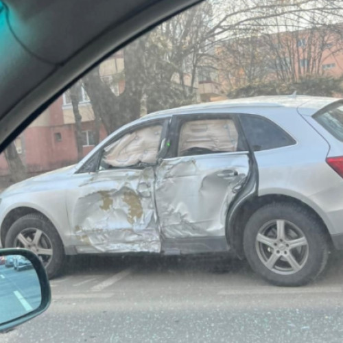 Accident rutier în cartierul Mărăști din Cluj-Napoca