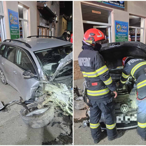 Accident rutier la Sebeș: șoferul era sub influența alcoolului