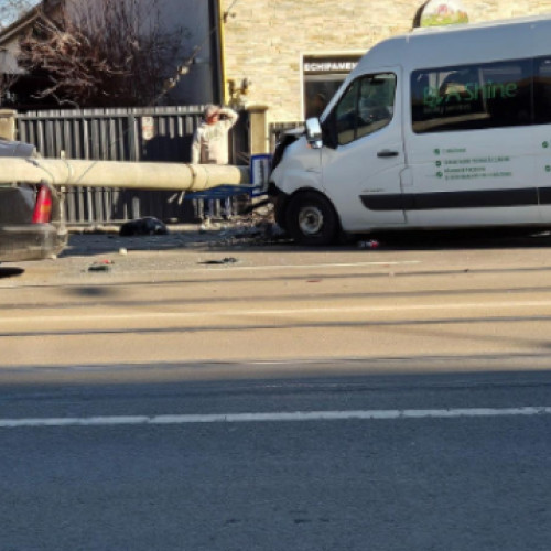 Accident rutier pe strada Oasului din Cluj-Napoca