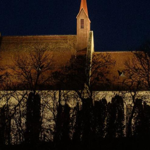 Biserica Calvaria din Cluj-Napoca s-a îmbrăcat în lumini