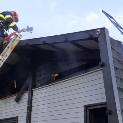 Incendiu la o cabană în comuna Rășca, fără victime