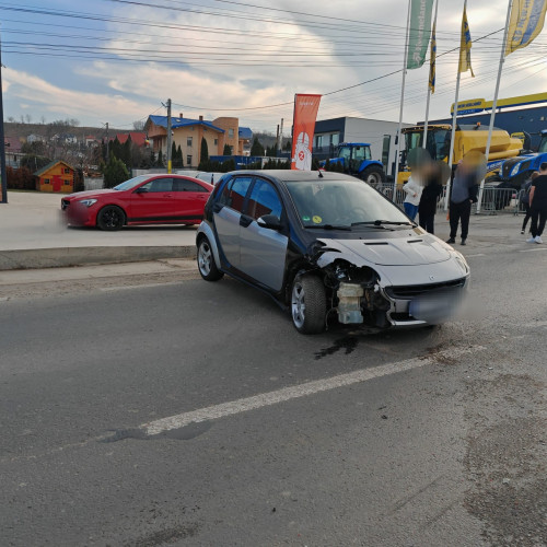 Accident rutier la Hudum, fără victime