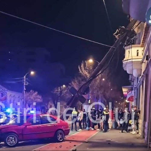 Accident grav pe Calea Dorobanților din Cluj-Napoca