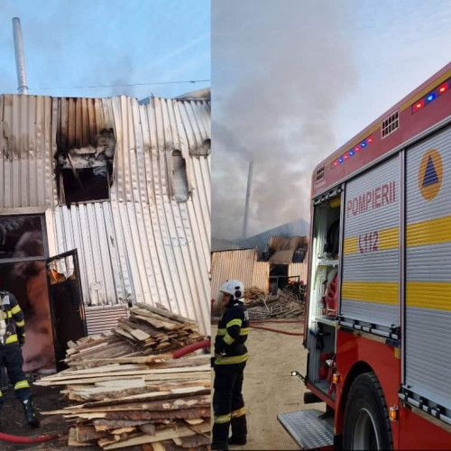 Incendiu la Vintu de Jos în dimineața zilei de duminică
