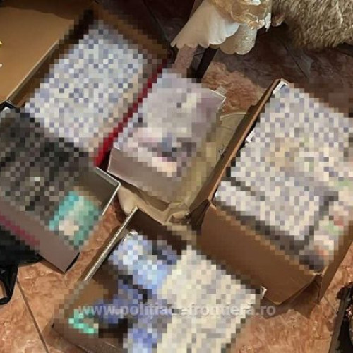 Peste 1.000 de pachete de țigări confiscate de polițiștii de frontieră din Maramureș