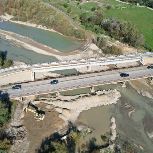 Circulația pe DN 15D se desfășoară pe o variantă provizorie