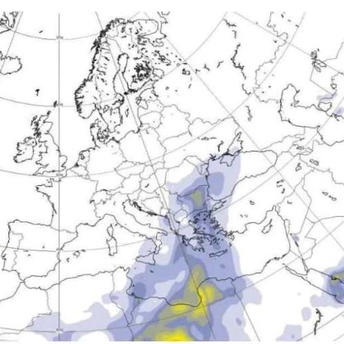 Val de praf saharian în România, începând de marți