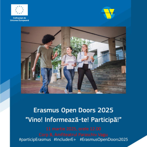 Oportunități Erasmus+ la Universitatea Valahia din Târgoviște