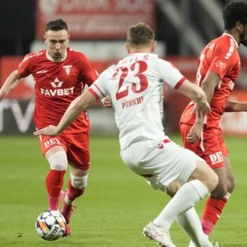 Dinamo București învinge UTA Arad în ultima etapă a sezonului regulat