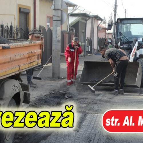 Strada Al. Marghiloman intră în reparatii